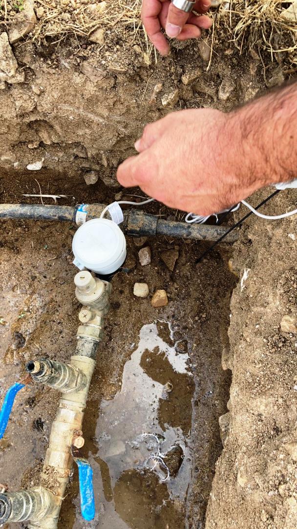 Caudalímetro inalámbrico para controlar el riego del Bonsái