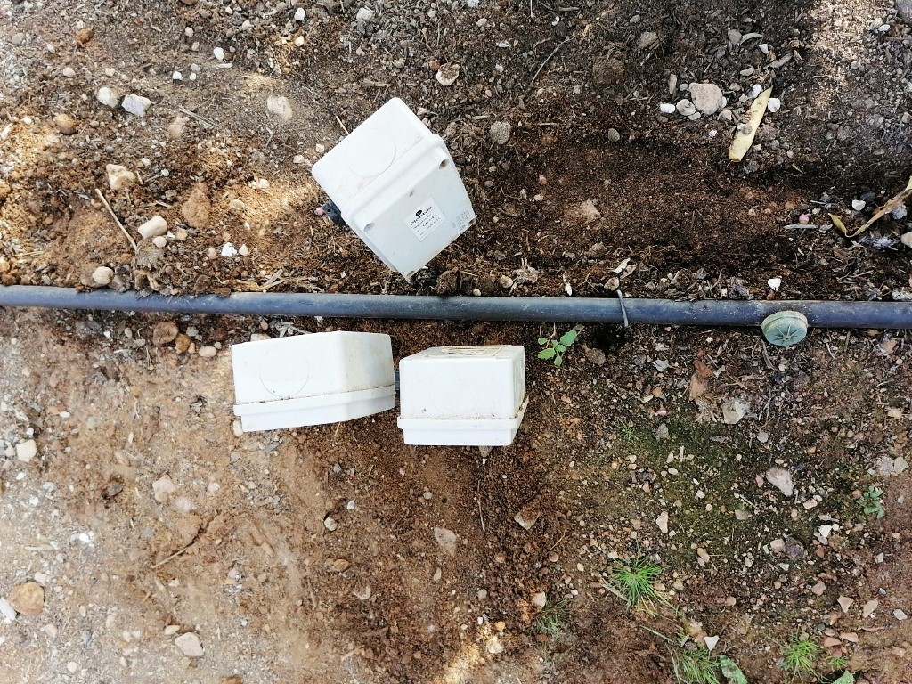 Sensores de humedad a tres profundidades