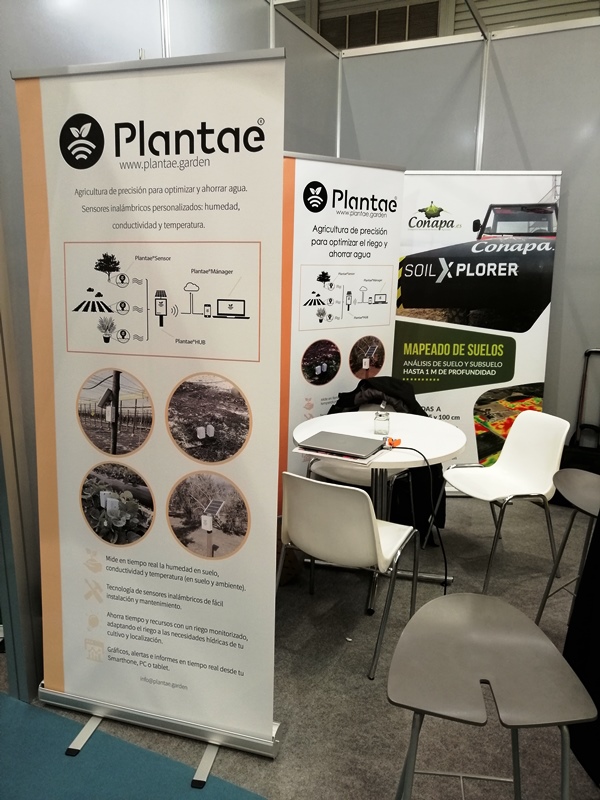 Agrotecnológica en Valladolid- Stand de Plantae - agricultura de precisión