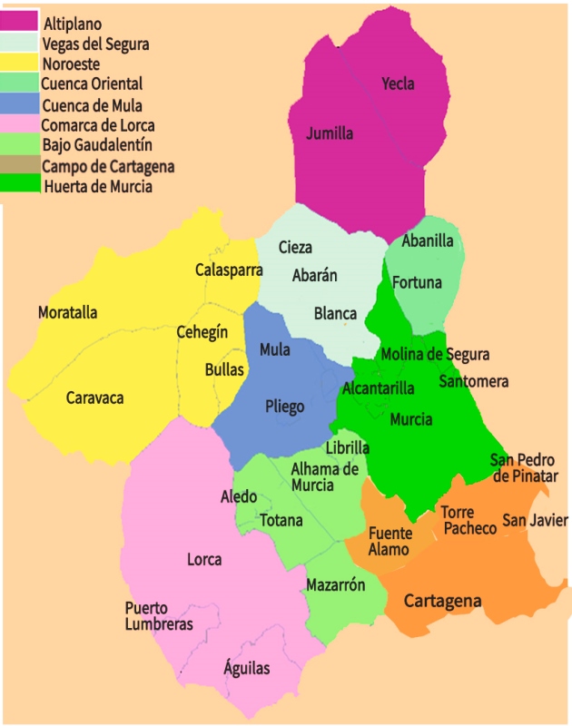 Municipios de Murcia