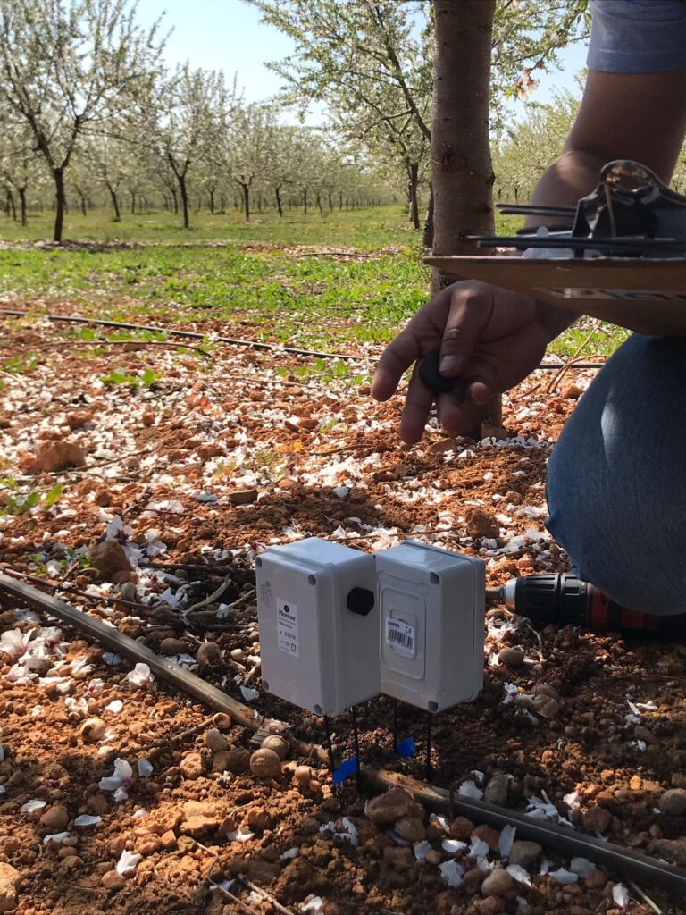 Sensores y sondas en riego por goteo