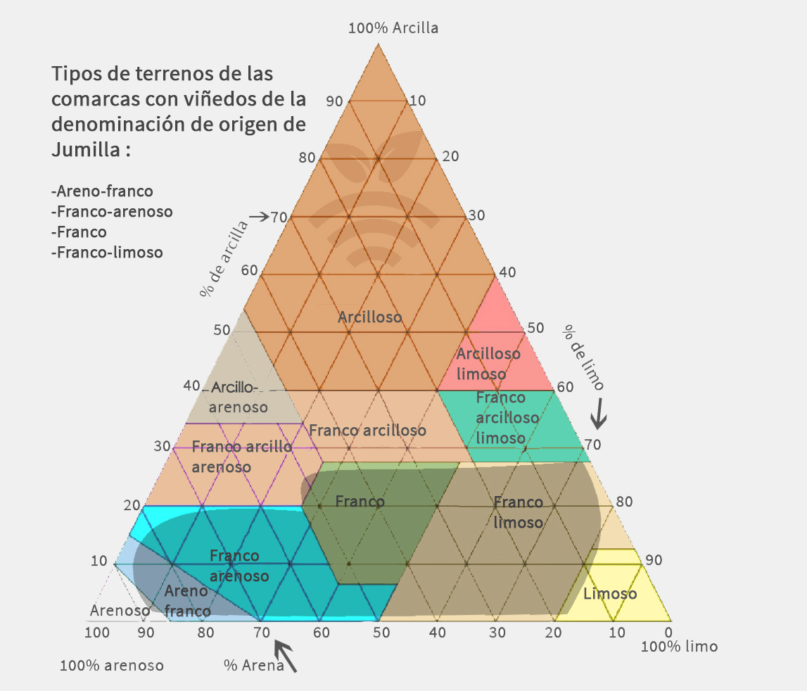 Terreno apropiado para vinos de Jumilla